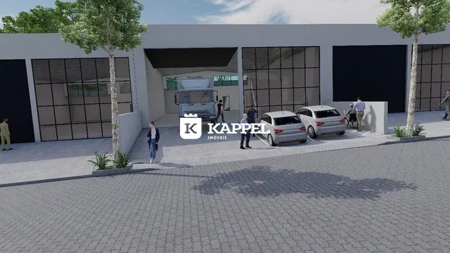 Imagem de renderização da fachada de um imóvel em Lajeado, Brasil.