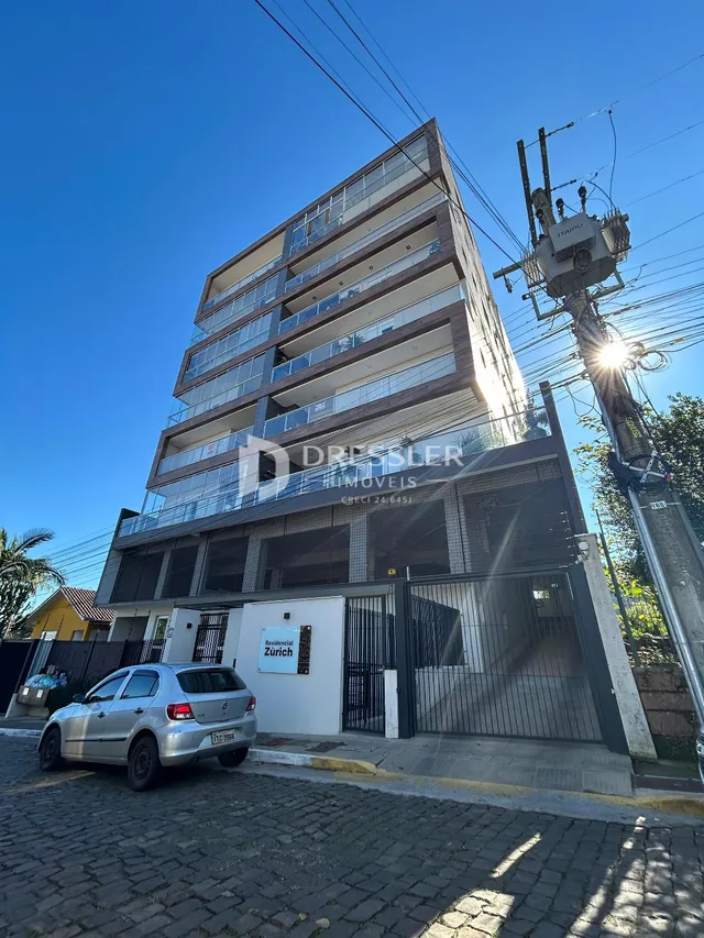Fachada de um prédio residencial em Lajeado, Brasil.