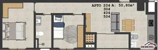 Apartamento com 2 dormitórios, foto 8