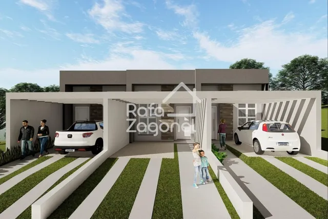 Casa geminada com 2 dormitórios