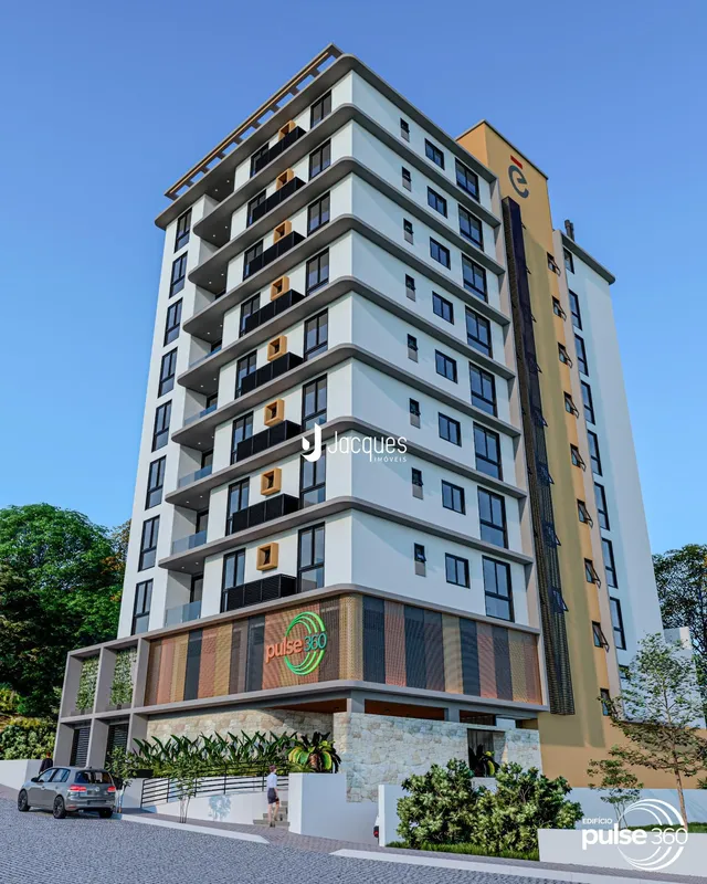 Fachada de um prédio residencial em Lajeado, Brasil.