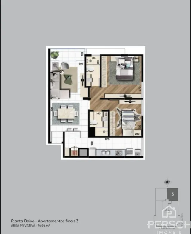 Apartamento com 2 dormitórios, foto 2