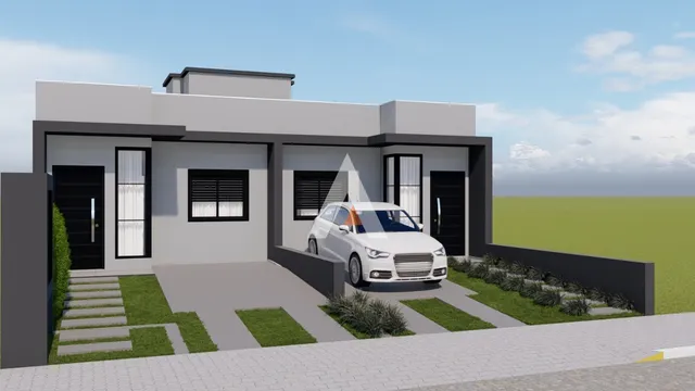 Casa geminada com 2 dormitórios
