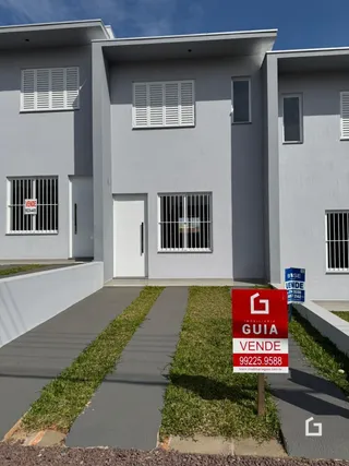 Fachada externa de um prédio residencial em Lajeado, Brasil.