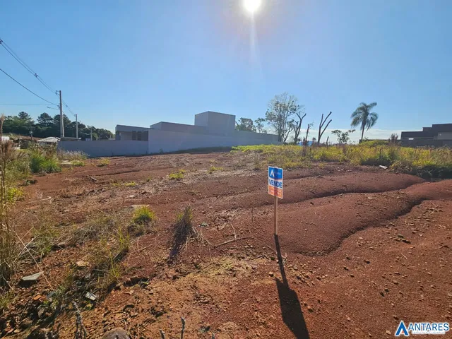 Terreno aberto e seco com vegetação rasteira em Lajeado.