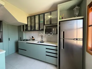 Vista da cozinha de um imóvel em Lajeado, Brasil.