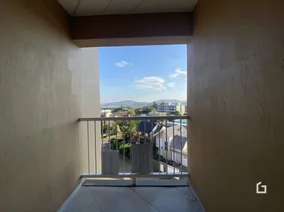 Vista da paisagem da cidade de Lajeado a partir de uma varanda.