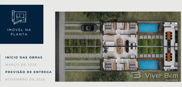 Casa geminada com 2 dormitórios