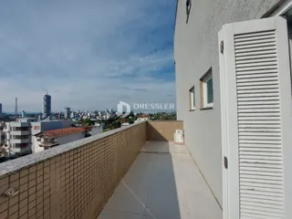 Vista da fachada de um imóvel em Lajeado, Brasil.