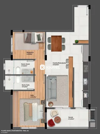 Apartamento com 2 dormitórios, foto 12