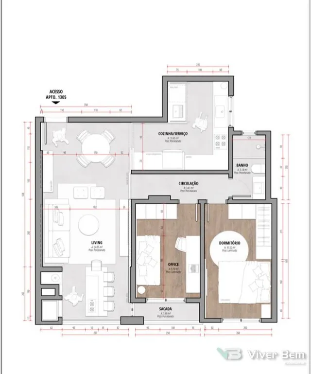 Apartamento com 2 dormitórios, foto 4