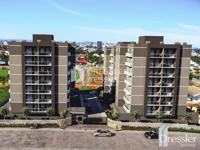 Fachada de um prédio residencial em Lajeado, Brasil.