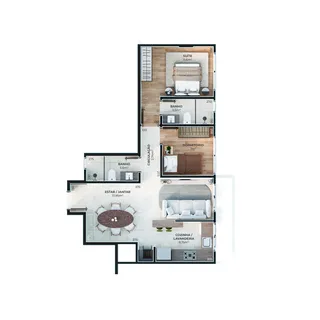 Apartamento com 2 dormitórios, foto 8