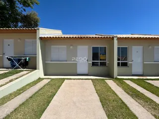 A fachada de uma casa em Lajeado, Brasil.