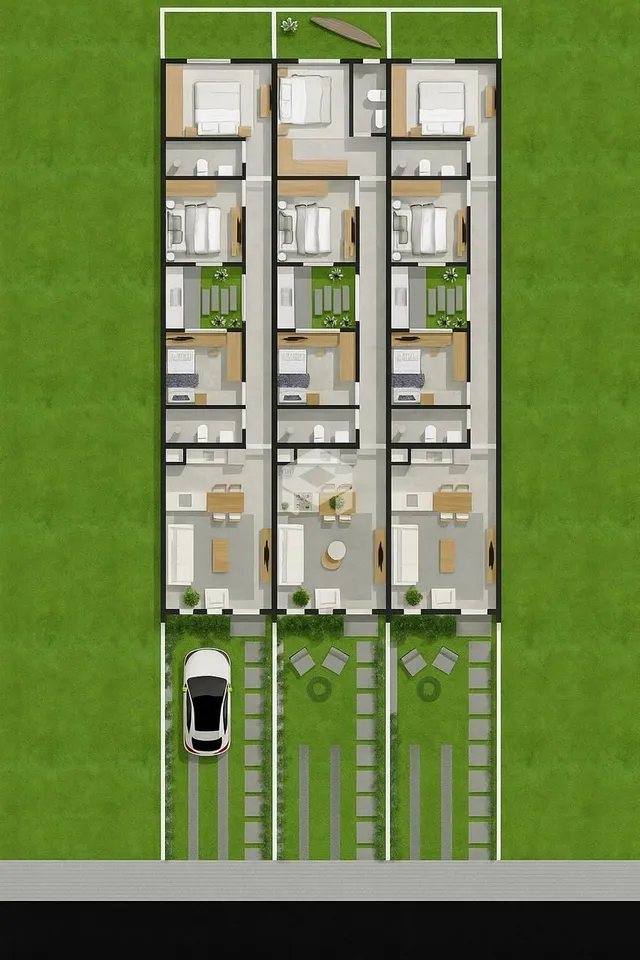 Casa geminada com 3 dormitórios, foto 2