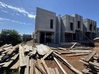 Exterior de uma casa em construção em Lajeado, Brasil.