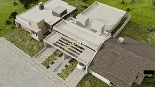 Renderização arquitetônica da fachada de uma residência em Lajeado.