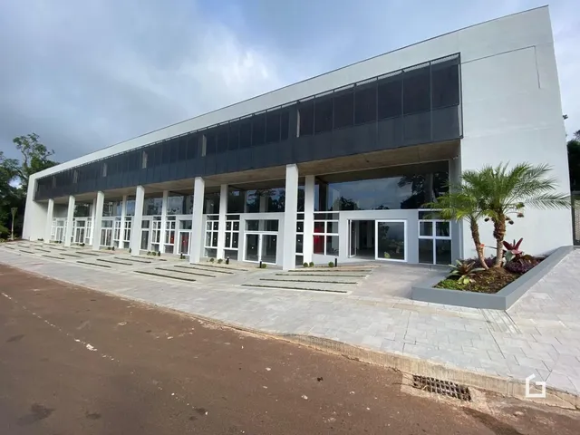 Fachada moderna de um imóvel em Lajeado, Brasil.