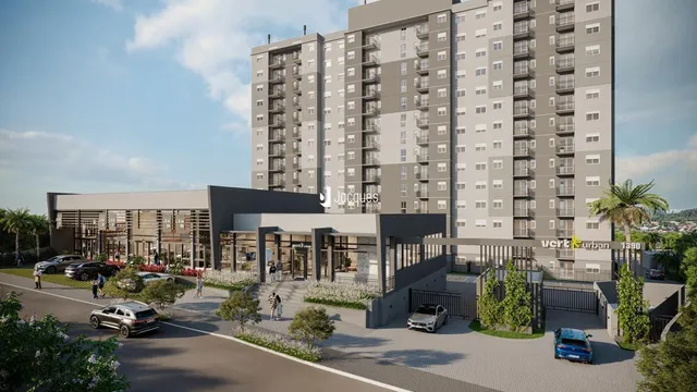 Fachada de um prédio residencial em Lajeado, Brasil.