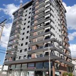 Fachada de um prédio de apartamentos em Lajeado, Brasil.