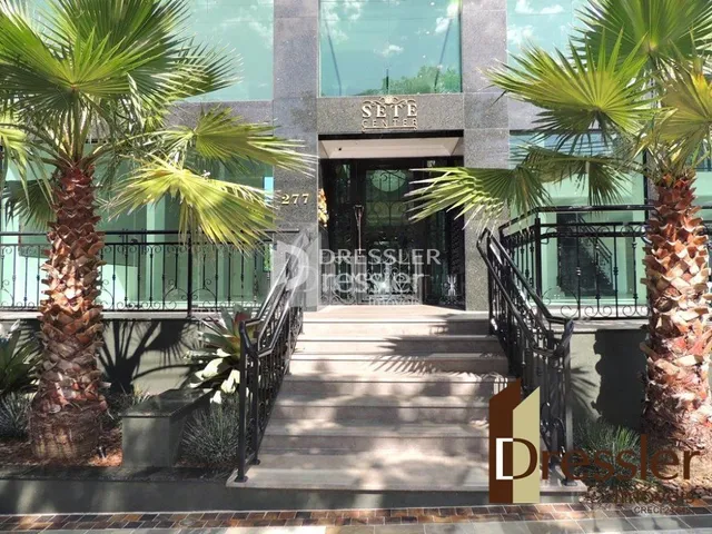 Fachada moderna de um edifício residencial em Lajeado, Brasil.