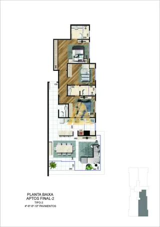 Apartamento com 1 dormitório, foto 19