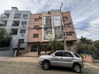 Fachada de um prédio residencial em Lajeado, Brasil.