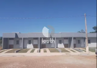 Fachada externa de uma residência em Lajeado, Brasil.