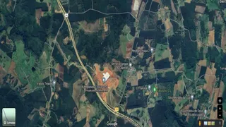 Vista aérea de uma área rural em Lajeado, Brasil.