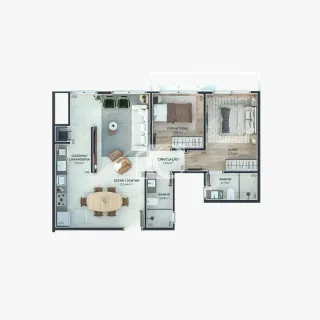 Apartamento com 2 dormitórios, foto 5