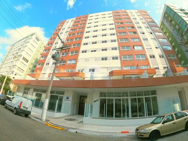 Fachada de um edifício residencial em Lajeado, Brasil.