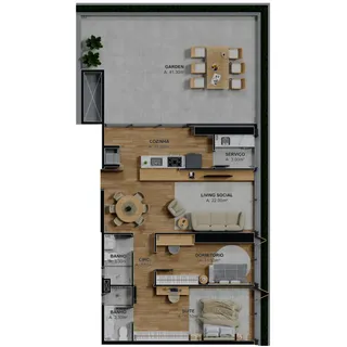 Apartamento com 2 dormitórios, foto 18