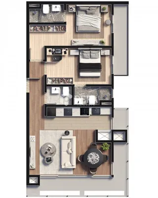 Apartamento com 2 dormitórios, foto 17
