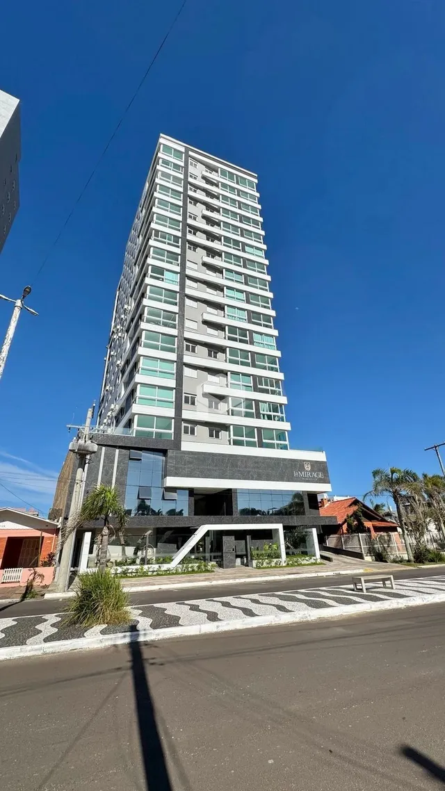 Foto da fachada de um edifício residencial em Lajeado.