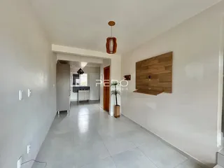 Hall da propriedade em Lajeado, Brasil, mostrando o corredor interno.
