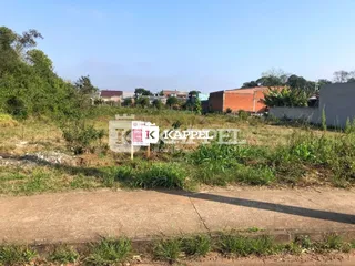 Vista externa de uma estrada de terra com vegetação seca em uma área rural.