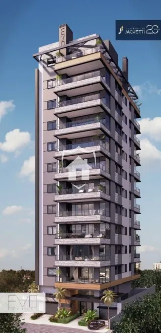 Fachada de um edifício residencial em Lajeado, Brasil.