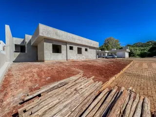 Fachada de uma construção residencial em Lajeado, Brasil.
