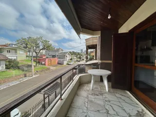 Vista da varanda de um imóvel em Lajeado, Brasil.