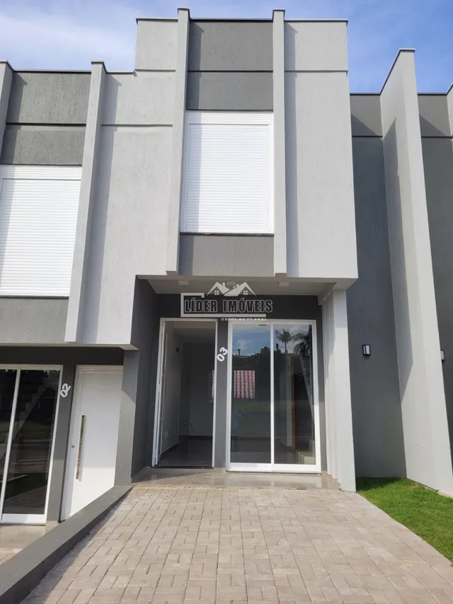 Fachada moderna de um imóvel residencial em Lajeado.