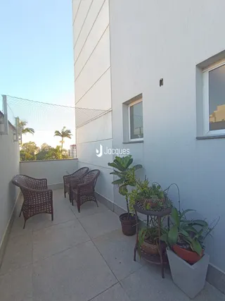 Vista da varanda de uma residência em Lajeado, Brasil.