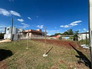 Vista externa de uma propriedade em construção em Lajeado, Brasil.