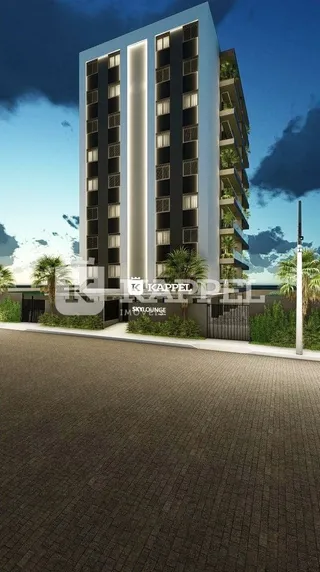 Fachada de um edifício residencial em Lajeado, Brasil.