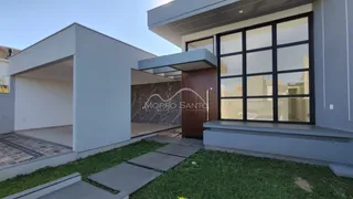 Fachada moderna de uma residência em Lajeado, Brasil.
