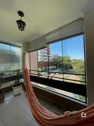 Vista da janela de uma residência em Lajeado, Brasil.