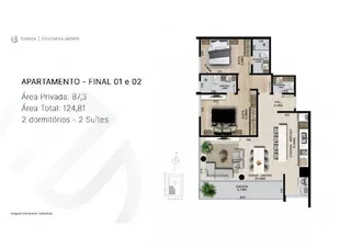 Apartamento com 2 dormitórios, foto 8
