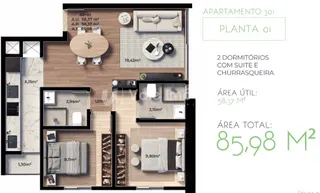 Apartamento com 2 dormitórios, foto 9
