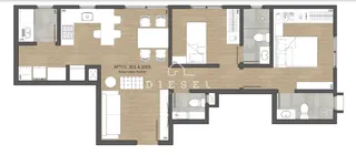Apartamento com 2 dormitórios, foto 4