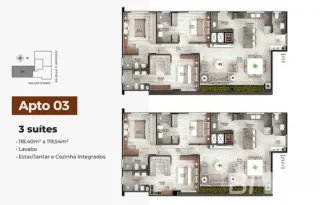 Apartamento com 3 dormitórios, foto 3