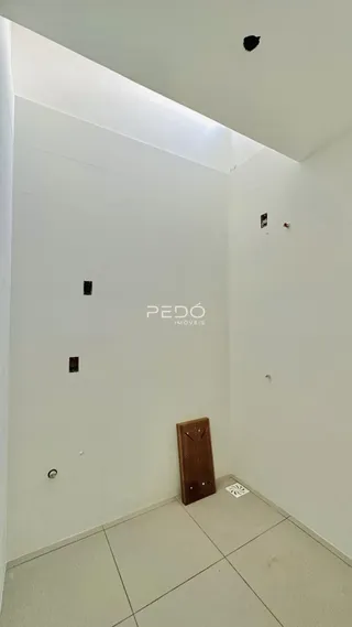 Hall de entrada de um imóvel em Lajeado, Brasil.